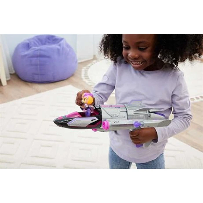 Игровой набор Paw Patrol Щенячий патруль в кино 2 Спасательный самолет-трансформер Скай Делюкс (SM17799)