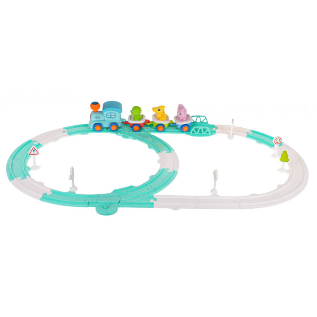 Детский железнодорожный путь Merry Dinos 33 эл.