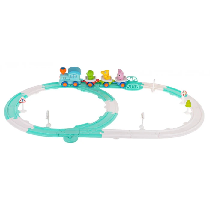 Дитяча залізнична колія Merry Dinos 33 ел.
