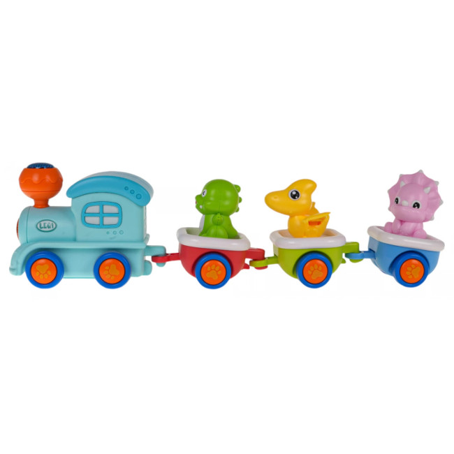 Детский железнодорожный путь Merry Dinos 33 эл.