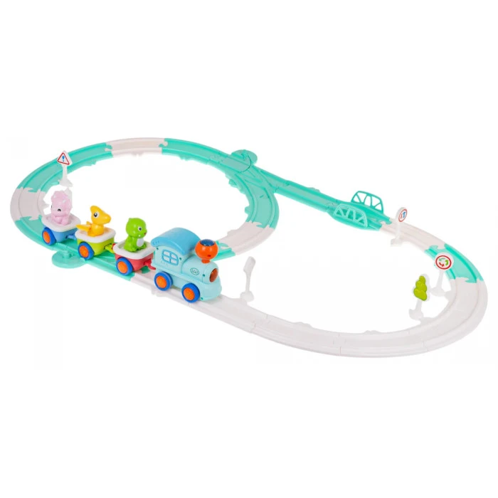 Дитяча залізнична колія Merry Dinos 33 ел.