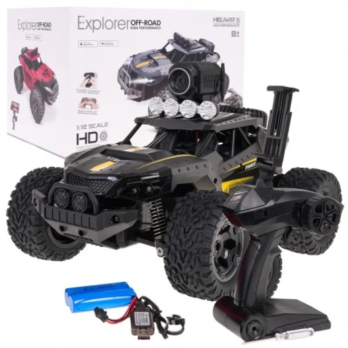 Детская машинка MEGA Crawler PIONEER с серой камерой