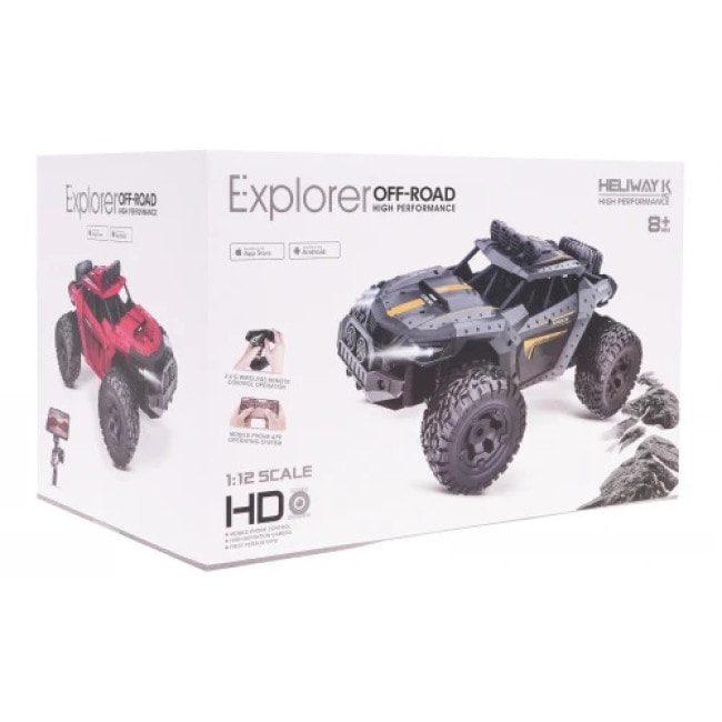 Детская машинка MEGA Crawler PIONEER с серой камерой