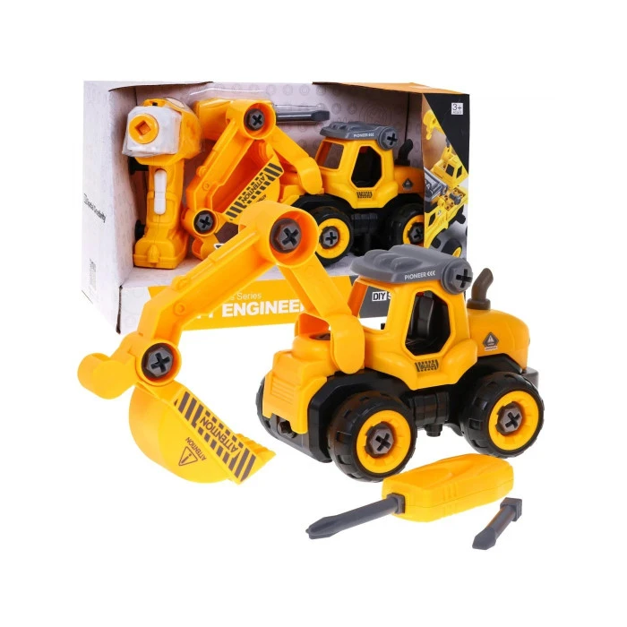 Экскаватор с отвертывающимся электроприводом для детей 3+