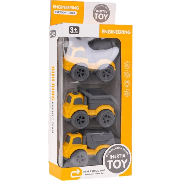 Детский набор из трех строительных машин Ramiz ZAU.6815-3