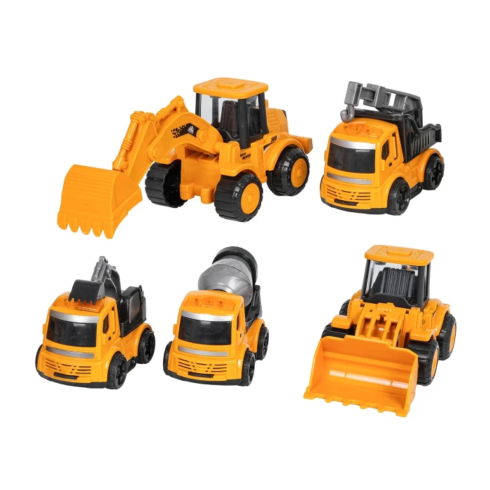 Дитячі будівельні машинки Ramiz 2621-3, жовто-чорні