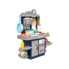 Дитяча кухня з функцією світла, звуку та аксесуарами Ramiz ZDZ.BD8022 38 ел. блакитна