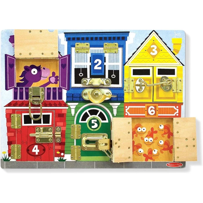 Бизиборд Spin Master Квартиры с защелками Melissa and Doug