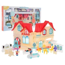 Раздвижная вилла с 3 фигурками для детей 3+