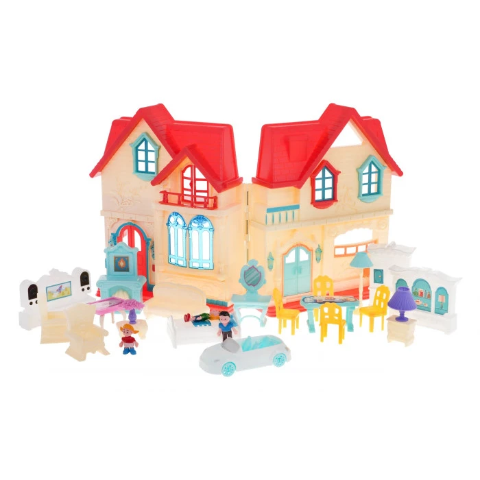 Раздвижная вилла с 3 фигурками для детей 3+
