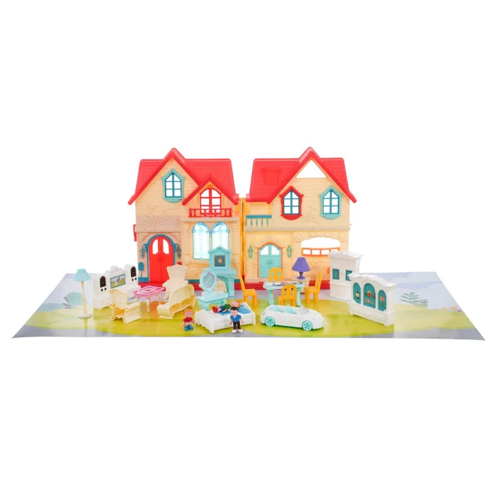 Раздвижная вилла с 3 фигурками для детей 3+