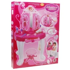 Детский туалетный столик RAMIZ с аксессуарами, розовый