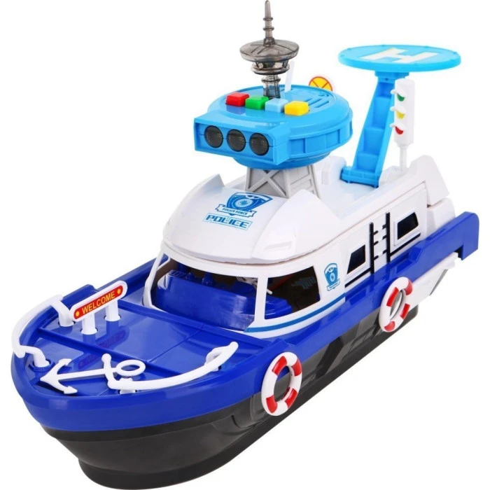 Интерактивный полицейский катер 2 в 1 для детей 3+