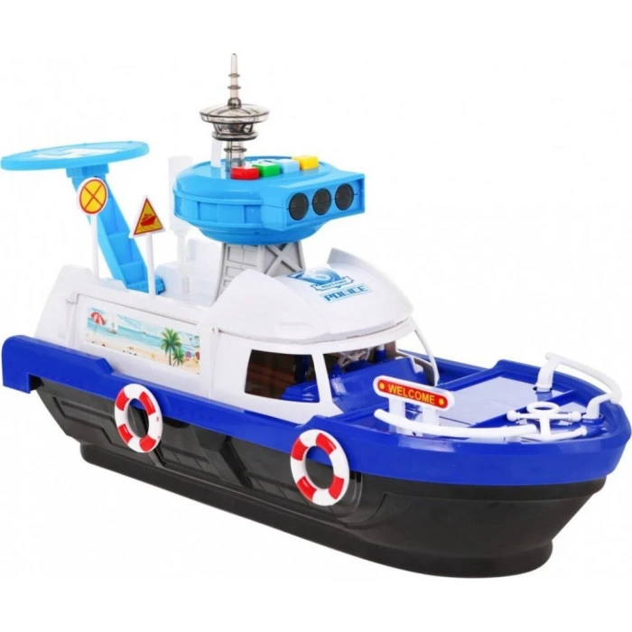 Интерактивный полицейский катер 2 в 1 для детей 3+
