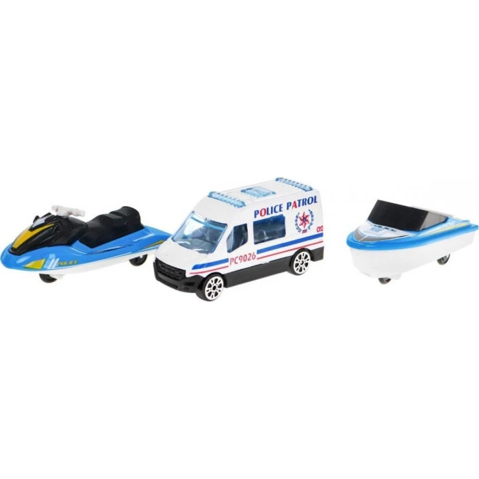 Интерактивный полицейский катер 2 в 1 для детей 3+
