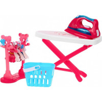 Інтерактивний прасувальний набір для дітей 3+ Парова праска + Складна дошка + Аксесуари 16 шт.