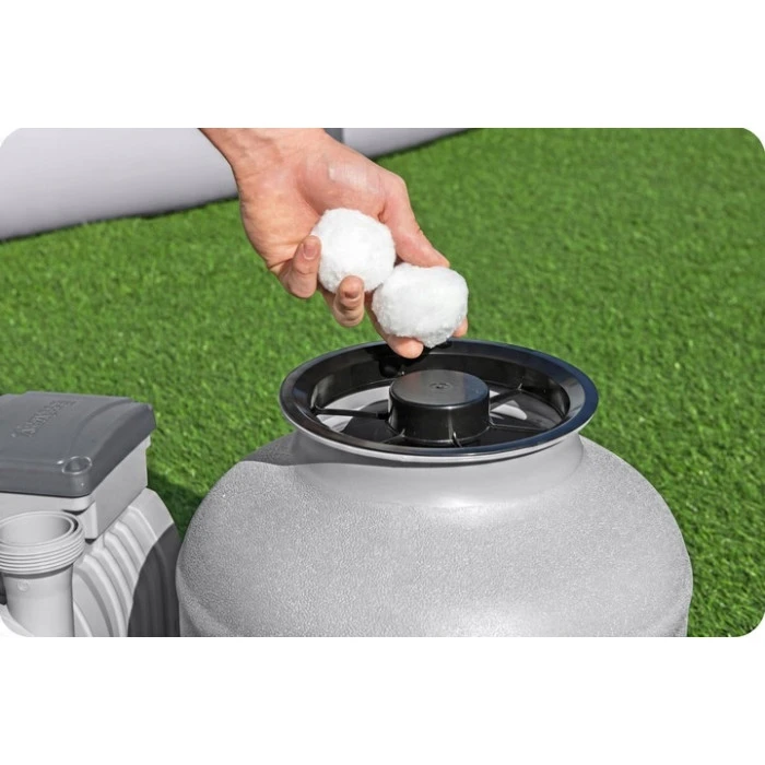 Насос з піщаним фільтром Bestway 58499 8327 л/год та фільтрувальними кульками