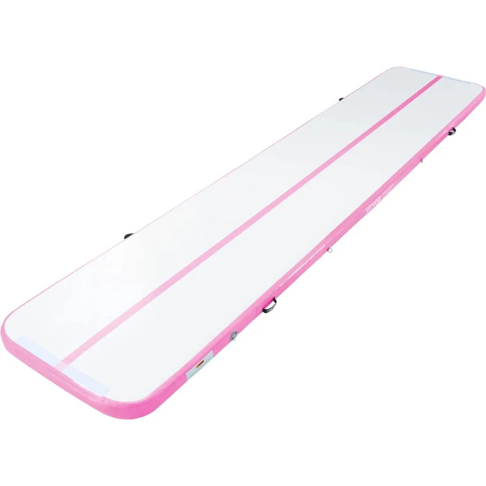 Надувной коврик VEVOR 498 x 101 x 10 см, бело-розовый