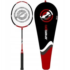 Ракетка для бадминтона ENERO PRO 32, черно-красная.