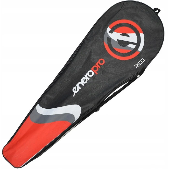 Ракетка для бадминтона ENERO PRO 32, черно-красная.