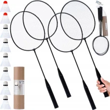 Набор для бадминтона Vilde 4 ракетки и 8 воланов 61 см