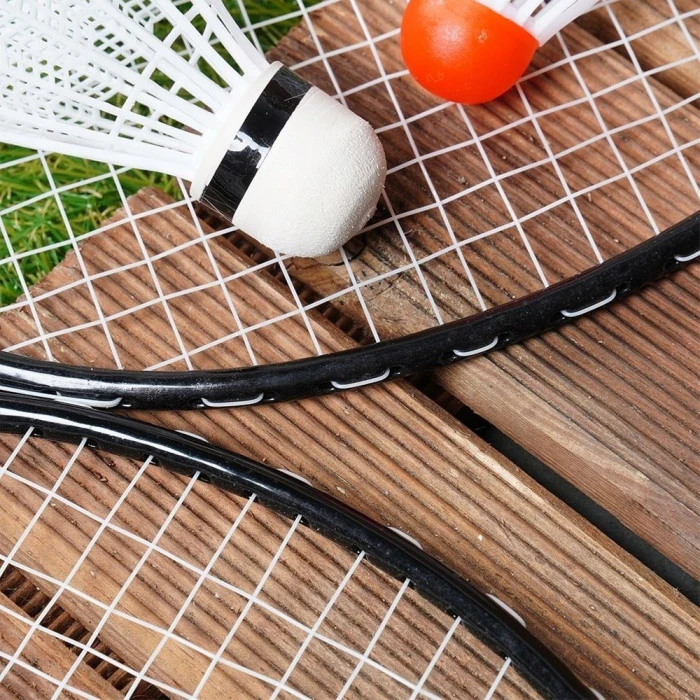 Набор для бадминтона Vilde 4 ракетки и 8 воланов 61 см