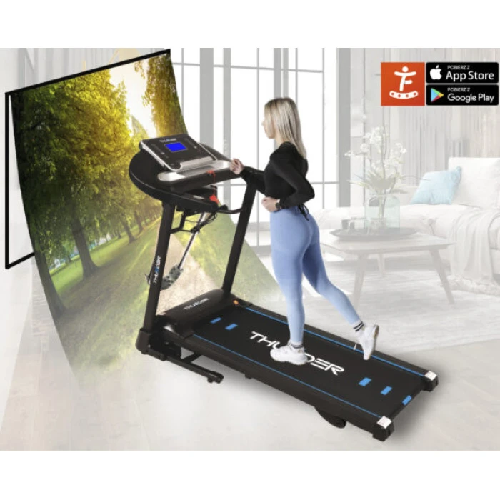 Бігова доріжка електрична THUNDER RAPID-DS-BLACK