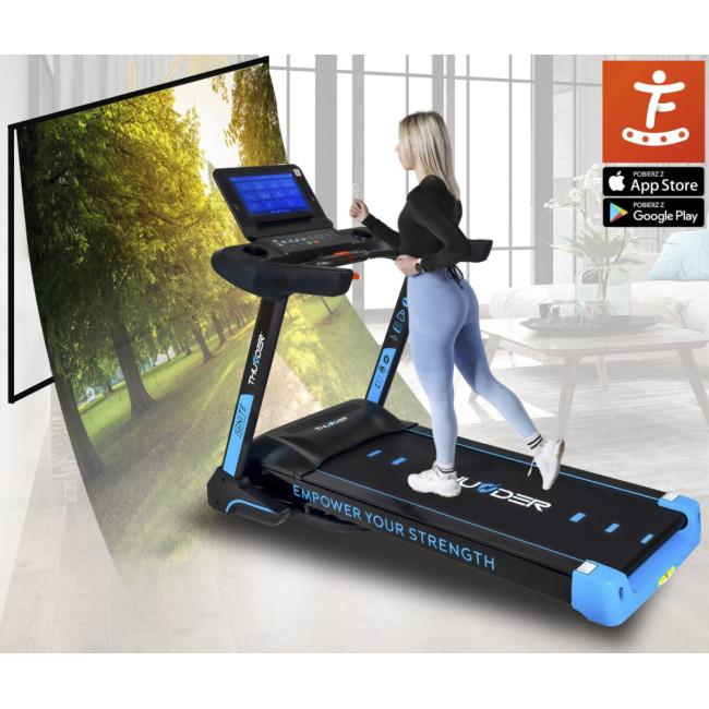 Беговая дорожка электрическая THUNDER IGNITE-S-TFT-BLACK