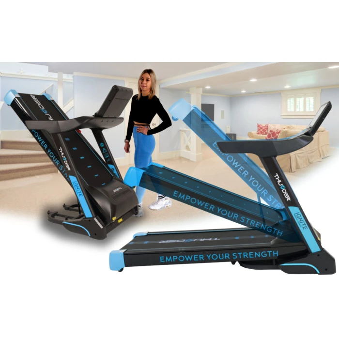 Беговая дорожка электрическая THUNDER IGNITE-S-TFT-BLACK