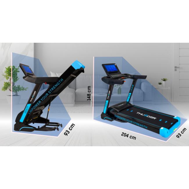 Беговая дорожка электрическая THUNDER IGNITE-S-TFT-BLACK