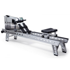 Гребной водный тренажер WaterRower S1 HiRise S4 Steel серый