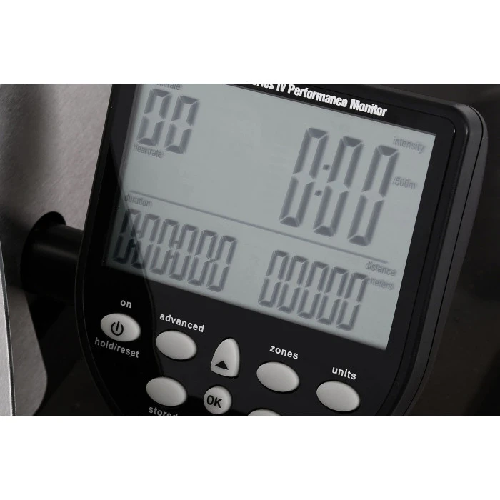 Гребной водный тренажер WaterRower S1 HiRise S4 Steel серый