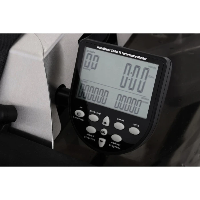 Гребной водный тренажер WaterRower S1 HiRise S4 Steel серый