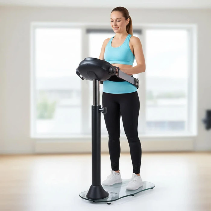 Вібраційний масажний пояс inSPORTline TrimBelt чорний