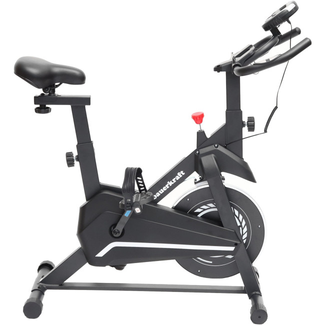Велотренажер Bauerkraft чорно-білий