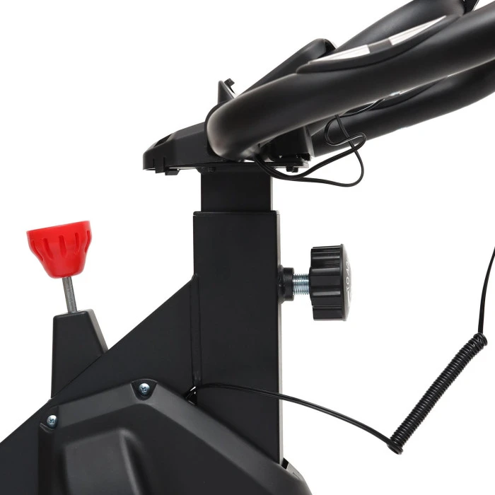 Велотренажер Bauerkraft чорно-білий