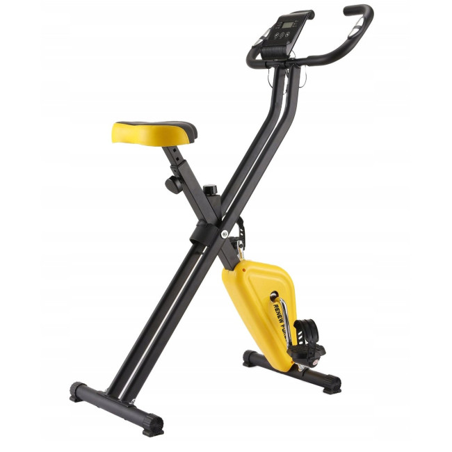 Велотренажер Renew Force QIKtech жовто-чорний