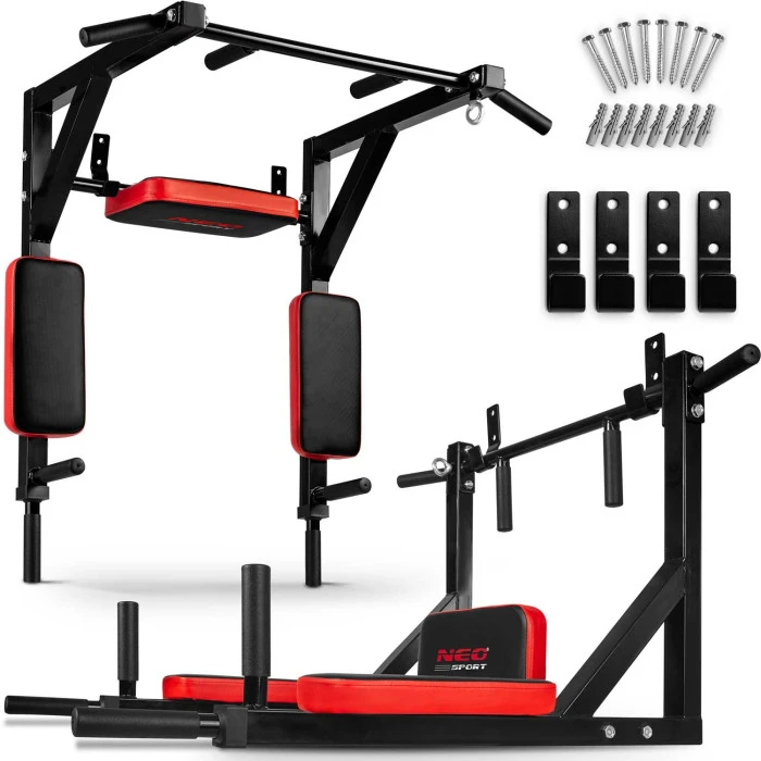 Турник на стену со спинкой NS-319