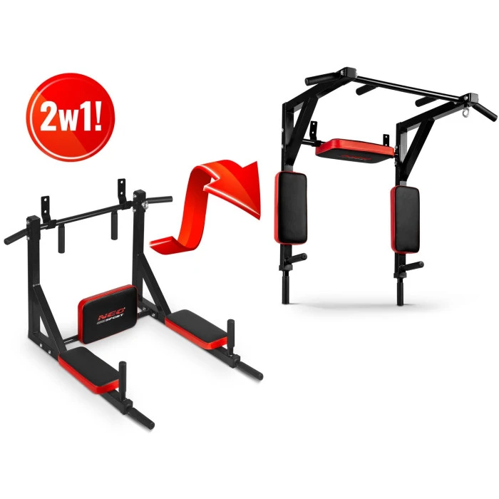 Турник на стену со спинкой NS-319