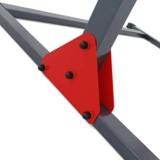 Рама силовая для жима штанги с турником и перилами K-Sport KSSL061, серая