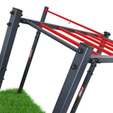 Лестница уличная горизонтальная с турником для подтягиваний K-Sport KSOZ009