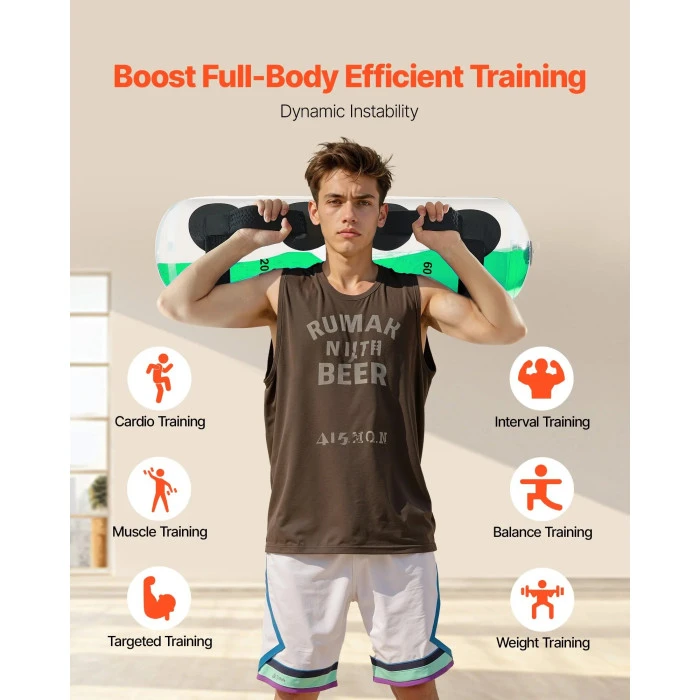 Тренировочная сумка VEVOR 31,75 кг, зеленая