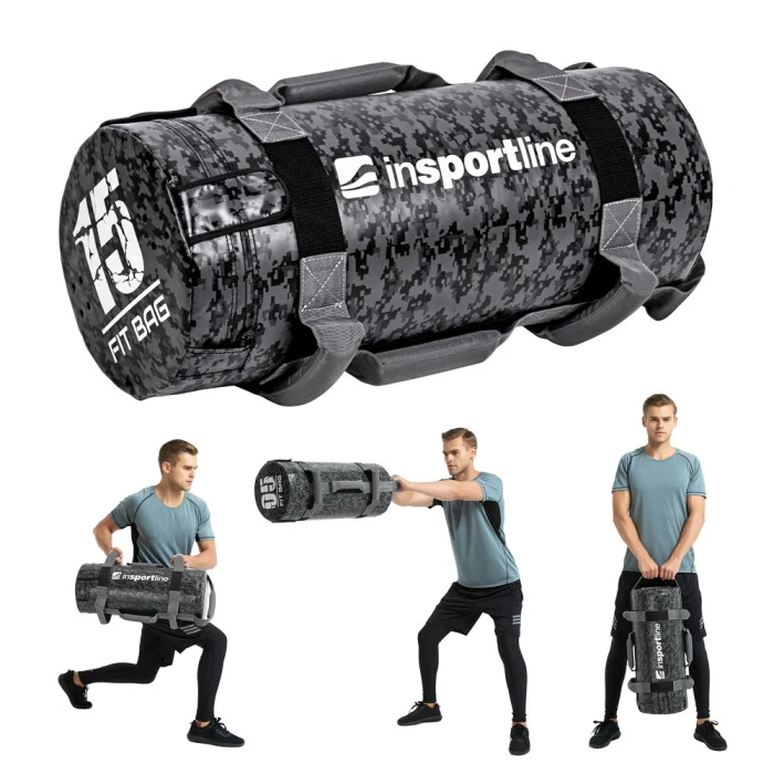 Тренировочная сумка с песком Fitness Crossfit inSPORTline Fitbag Camu 15 kg