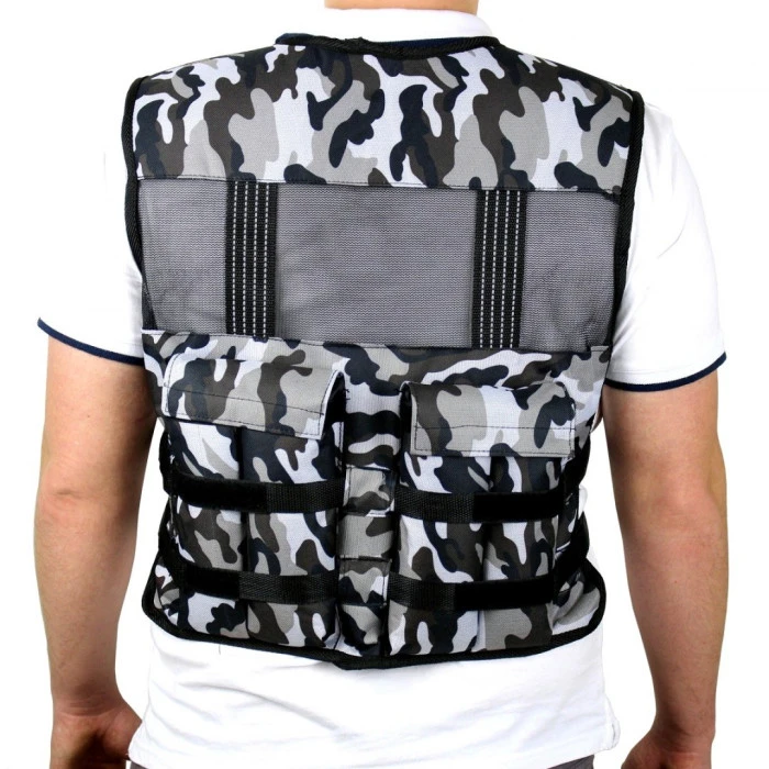 Тренировочный жилет MASTER с отягощением 10 кг.