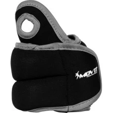 Ручные гири Movit 2 x 1,5 кг из черного неопрена.