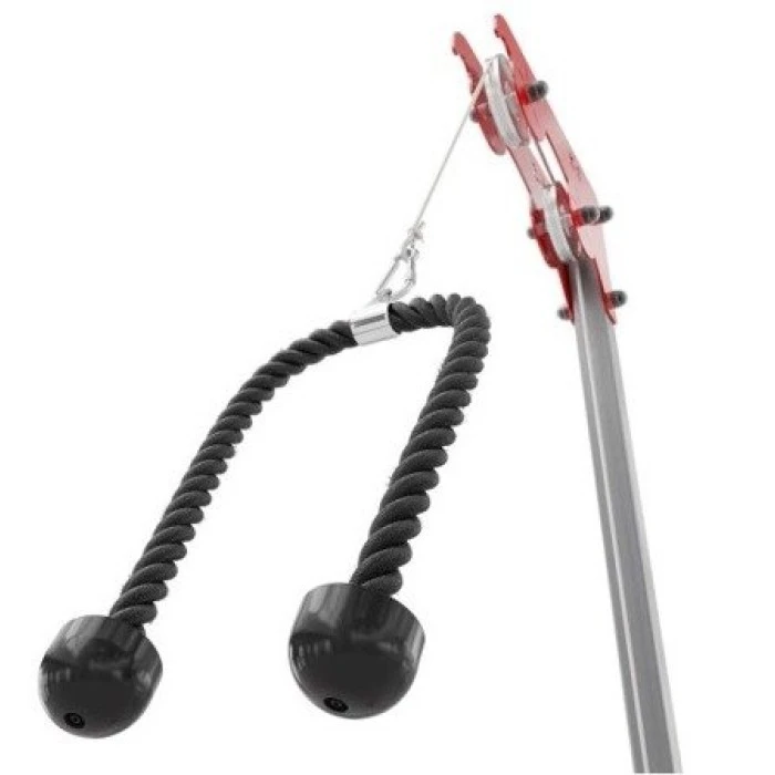 Канатный хват двойной для тяг для мышц трицепса 70см K-Sport U009