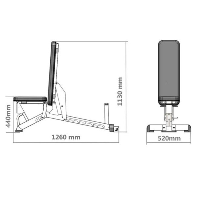 Скамья регулировочная HMS L1237
