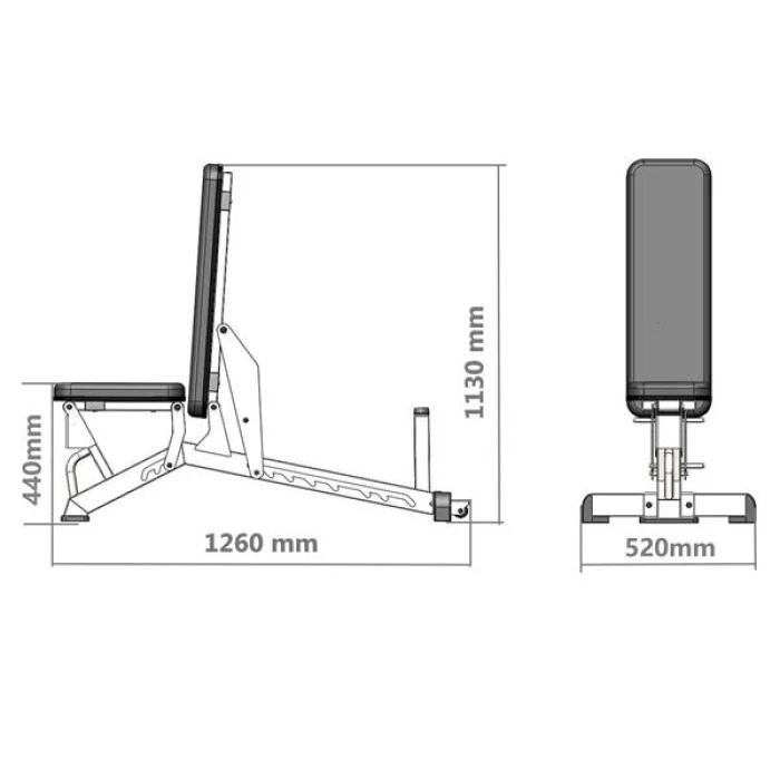 Скамья регулировочная HMS L1237