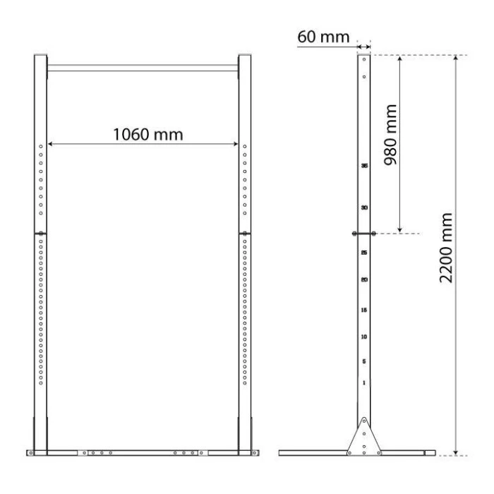 Турник для стойки K-SPORT KSG005.2