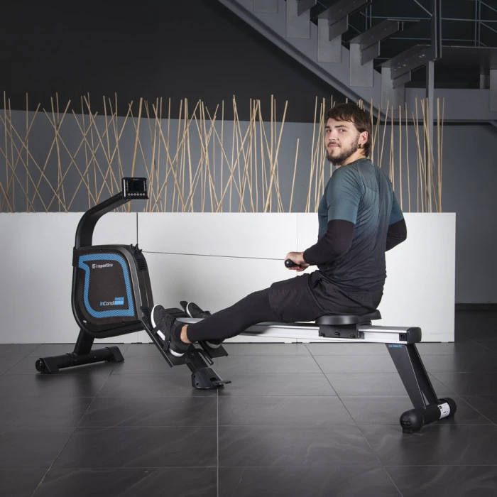 Гребной тренажер магнитный inSPORTline inCondi RW600 черный
